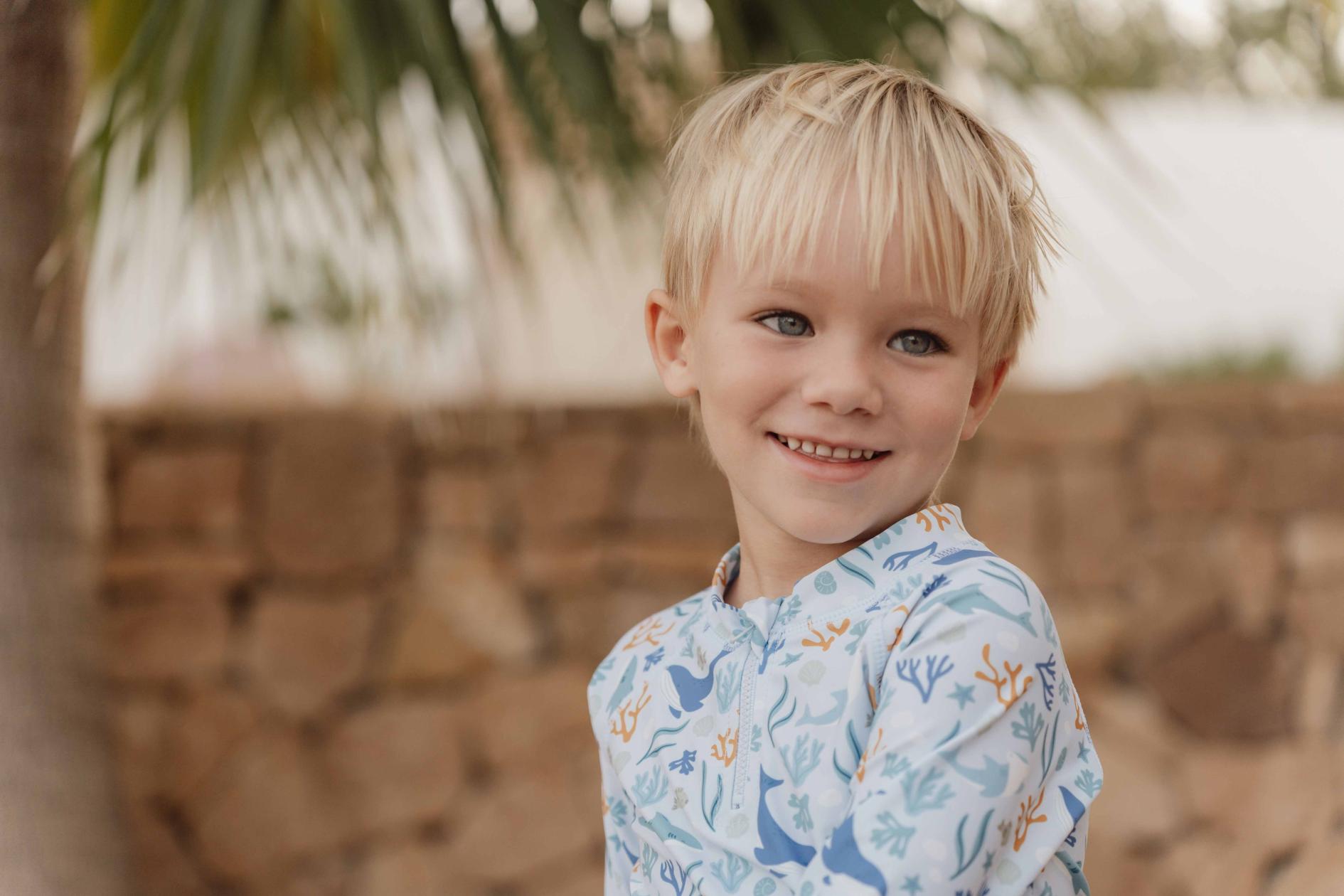 Zwemshirt Little Dutch koraal zee