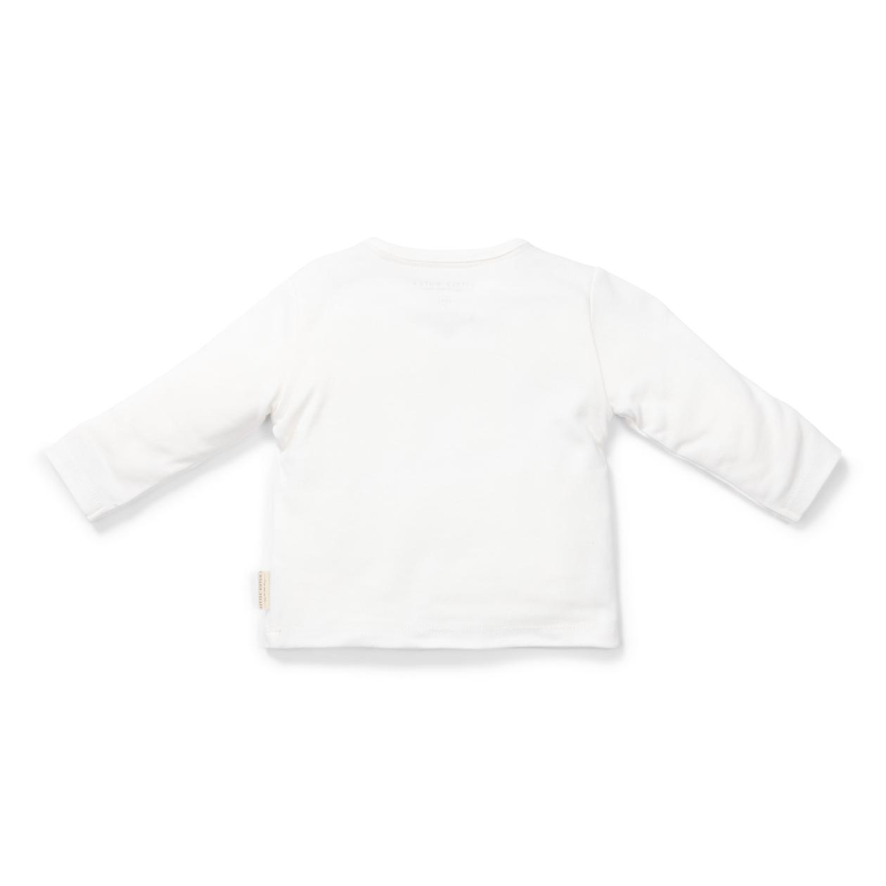 T-shirt Little Dutch manches long baby bunny blanc