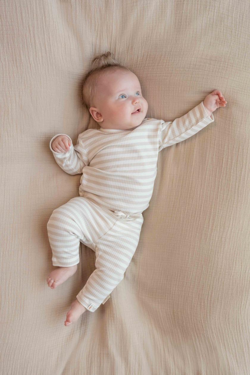 Broek Little Dutch baby bunny gestreept OP=OP