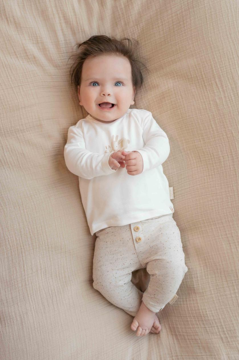 Broek Little Dutch baby bunny sand OP=OP