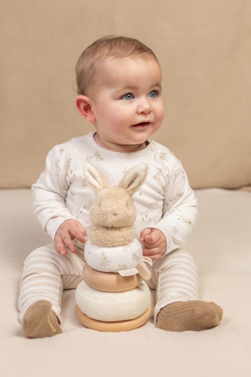 Broek Little Dutch baby bunny gestreept OP=OP