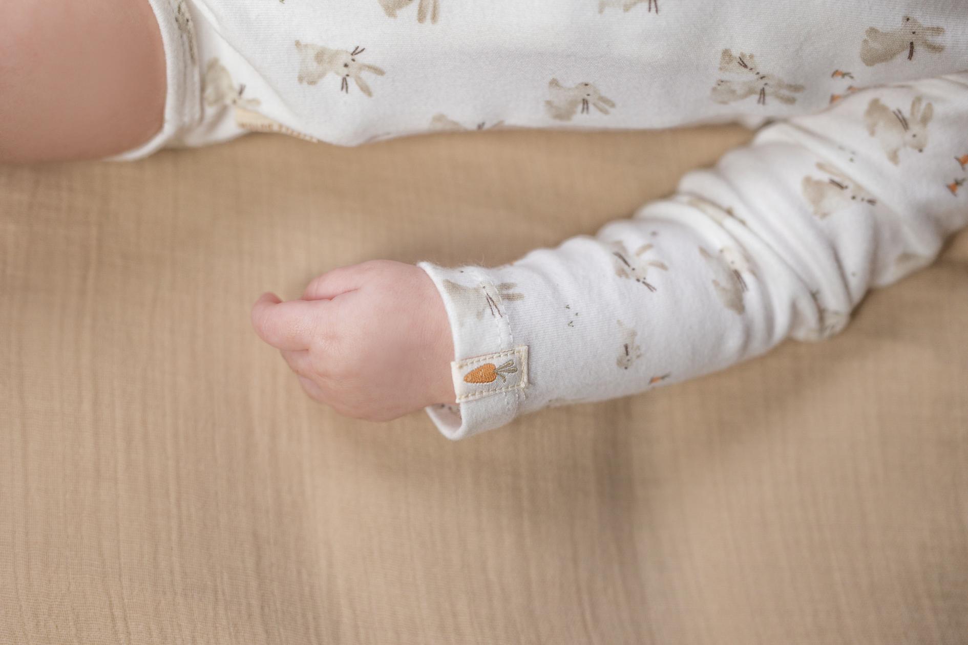 Romper Little Dutch lange mouwen baby bunny