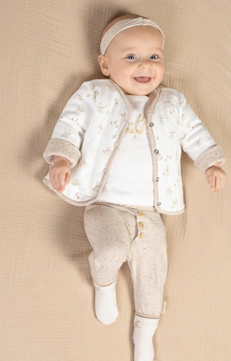 Vestje omkeerbaar Little Dutch baby bunny